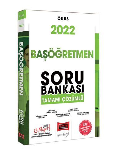 Yargı Yayınları 2022 ÖKBS Başöğretmen Tamamı Çözümlü Soru Bankası