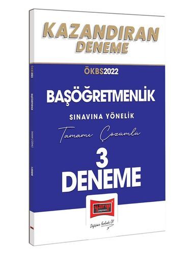 Yargı Yayınları 2022 Başöğretmenlik Sınavına Yönelik Tamamı Çözümlü Kazandıran 3 Deneme