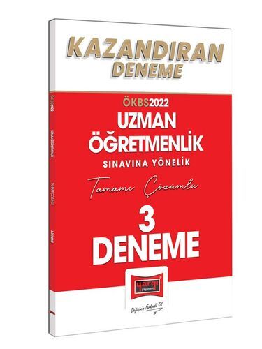 Yargı Yayınları 2022 Uzman Öğretmenlik Sınavı Yönelik Tamamı Çözümlü Kazandıran 3 Deneme