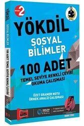 Yargı Yayınları YÖKDİL Sosyal Bilimler 100 Adet Temel Seviye Renkli Çeviri Okuma Çalışması