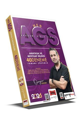 Yargı Yayınnları 2026 MEB-AGS Anayasa ve Mevzuat Bilgisi Tamamı Çözümlü 40 Deneme