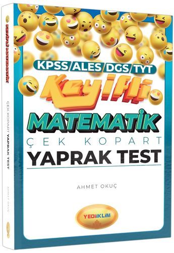 YEDİİKLİM YAYINLARI KPSS ALES DGS TYT KEYİFLİ MATEMATİK ÇEK KOPART YAPRAK TEST