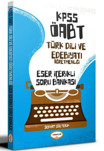Yediiklim Yayınları KPSS ÖABT Türk Dili ve Edebiyatı Öğretmenliği Eser İçerikli Soru Bankası