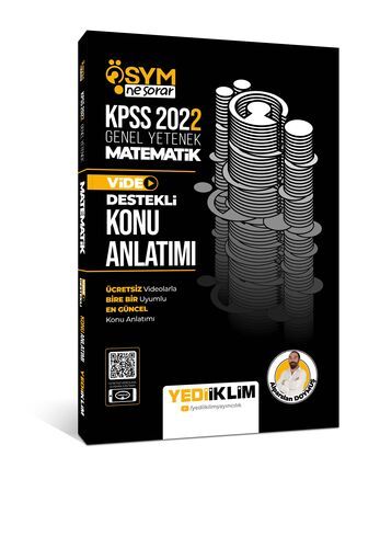 Yediiklim Yayınları 2022 KPSS Genel Yetenek Ösym Ne Sorar Matematik Video Destekli Konu Anlatımı