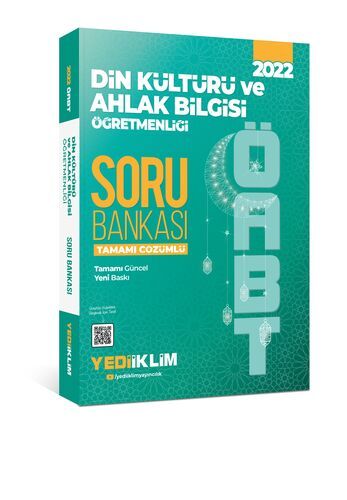 Yediiklim Yayınları 2022 ÖABT Din Kültürü ve Ahlak Bilgisi Öğretmenliği Tamamı Çözümlü Soru Bankası