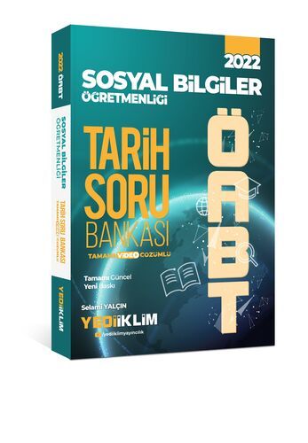 Yediiklim Yayınları 2022 ÖABT Sosyal Bilgiler Öğretmenliği Tarih Tamamı Video Çözümlü Soru Bankası