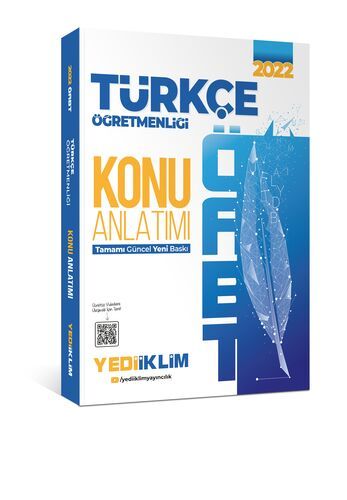 Yediiklim Yayınları 2022 ÖABT Türkçe Öğretmenliği Konu Anlatımı