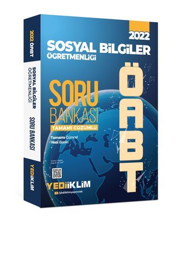 Yediiklim Yayınları 2022 ÖABT Sosyal Bilgiler Öğretmenliği Tamamı Çözümlü Soru Bankası