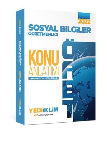 Yediiklim Yayınları 2022 ÖABT Sosyal Bilgiler Öğretmenliği Konu Anlatımı