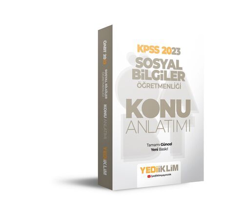 Yediiklim Yayınları 2023 ÖABT Sosyal Bilgiler Öğretmenliği Konu Anlatımı