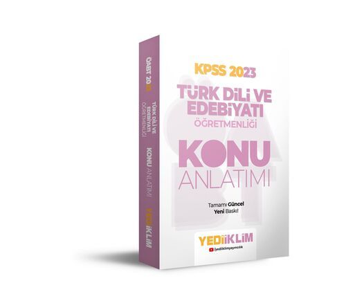 Yediiklim Yayınları 2023 ÖABT Türk Dili ve Edebiyatı Öğretmenliği Konu Anlatımı