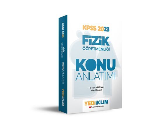 Yediiklim Yayınları 2023 ÖABT Fizik Öğretmenliği Konu Anlatımı