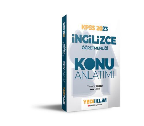 Yediiklim Yayınları 2023 ÖABT İngilizce Öğretmenliği Konu Anlatımı