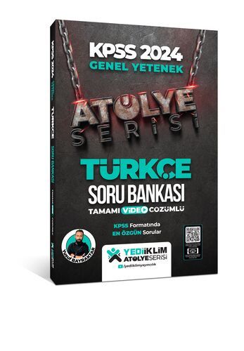 Yediiklim Yayınları 2024 Kpss Atölye Serisi Türkçe Tamamı Video Çözümlü Soru Bankası 