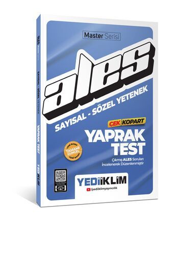 Yediiklim Yayınları Ales Sayısal -Sözel Yetenek Çek Kopart Yaprak Test