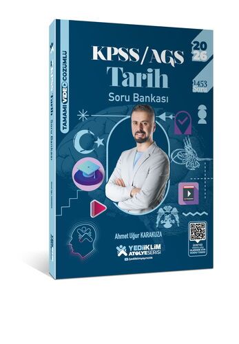 Yediiklim Yayınları 2026 KPSS Genel Kültür Atölye Tarih Tamamı Video Çözümlü Soru Bankası