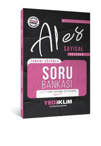 Yediiklim Yayınları 2026 ALES Sayısal Yetenek Tamamı Çözümlü Soru Bankası
