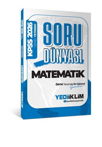 Yediiklim Yayınları 2026 KPSS Genel Yetenek Matematik Soru Dünyası