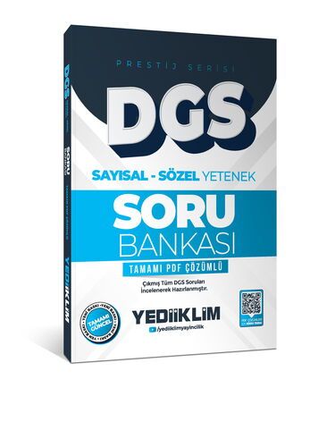 Yediiklim Yayınları 2026 DGS Prestij Serisi Sayısal Sözel Yetenek Tamamı PDF Çözümlü Soru Bankası 