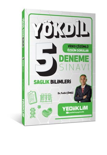 Yediiklim Yayınları YÖKDİL Sağlık Bilimleri Video Çözümlü Özgün Sorular 5 Deneme Sınavı