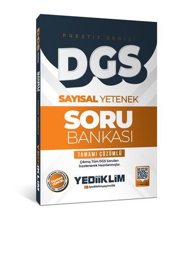 Yediiklim Yayınları 2026 DGS Prestij Serisi Sayısal Yetenek Tamamı Çözümlü Soru Bankası