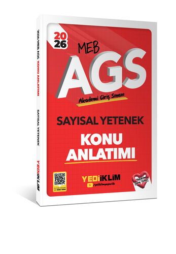 Yediiklim Yayınları 2026 MEB AGS Sayısal Yetenek Konu Anlatımı
