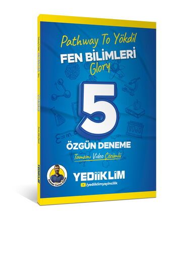 Yediiklim Yayınları Pathway To Yökdil Fen Bilimleri Glory Tamamı Video Çözümlü 5 Özgün Deneme