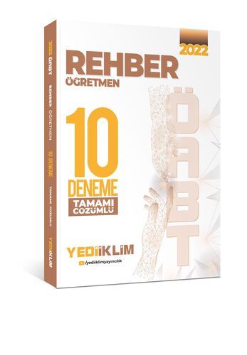 Yediiklim Yayınları 2022 ÖABT Rehber Öğretmen Tamamı Çözümlü 10 Deneme