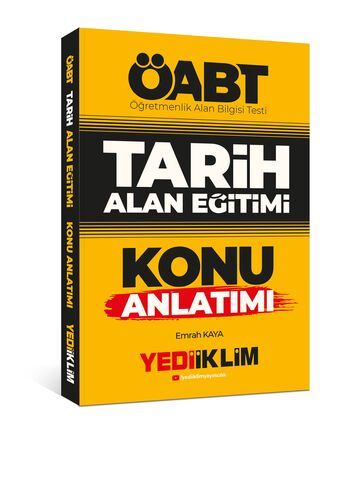 Yediiklim Yayınları  ÖABT Tarih Alan Eğitimi Konu Anlatımı