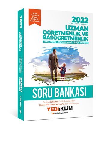 Yediiklim Yayınları 2022 MEB Uzman Öğretmenlik ve Başöğretmenlik Soru Bankası