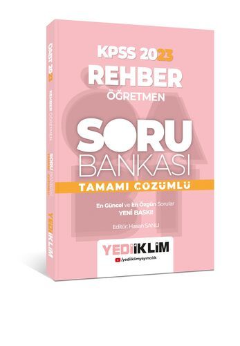 Yediiklim Yayınları 2023 ÖABT Rehber Öğretmen Tamamı Çözümlü Soru Bankası