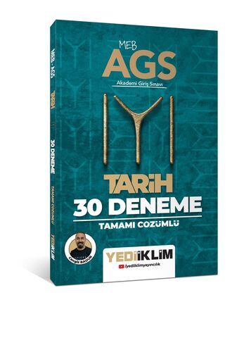 Yediiklim Yayınları MEB AGS KAYI Tarih Tamamı Çözümlü 30 Deneme