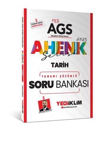 Yediiklim Yayınları 2025 MEB AGS Ahenk Serisi Tarih Tamamı Çözümlü Soru Bankası