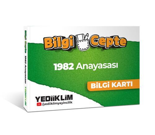 Yediiklim Yayınları Bilgi Cepte 1982 Anayasası Bilgi Kartı (Soru-Cevap)
