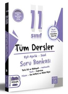 2024 11. Sınıf Eşit Ağırlık - Sözel Tüm Dersler Soru Bankası Benim Hocam Yayınları #1