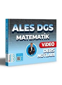 2024 ALES DGS Matematik Video Ders Notları Benim Hocam Yayınları #1