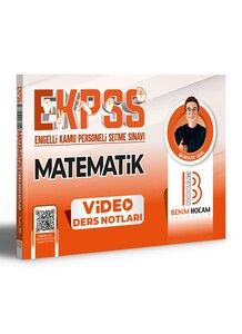 2024 EKPSS Matematik Video Ders Notları Benim Hocam Yayınları #1