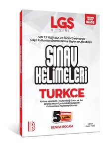 Benim Hocam Yayınları LGS Türkçe Sınav Kelimeleri 5 Deneme İlaveli #1