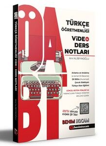 Benim Hocam Yayınları 2021 ÖABT Türkçe Öğretmenliği Video Ders Notları #1