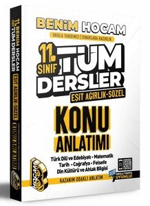 Benim Hocam Yayınları  11. Sınıf Eşit Ağırlık - Sözel Tüm Dersler Konu Anlatımı #1