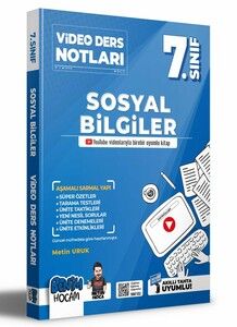 Benim Hocam Yayınları 2022 7.Sınıf Sosyal Bilgiler Video Ders Notları (Konu Anlatımı) #1