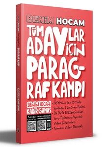 Benim Hocam Yayınları Tüm Adaylar İçin Paragraf Kampı #1