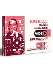 Benim Hocam Yayınları 2023 KPSS Eğitim Bilimleri Gelişim Psikolojisi Video Ders Notları #1