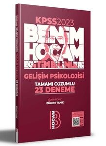 Benim Hocam Yayınları 2023 Eğitim Bilimleri Gelişim Psikolojisi Tamamı Çözümlü 23 Deneme #1