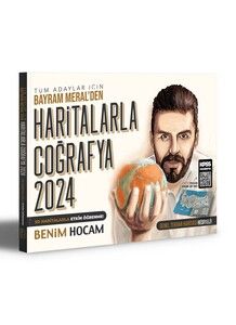 Benim Hocam Yayınları 2024 Tüm Adaylar İçin Haritalarla Coğrafya #1