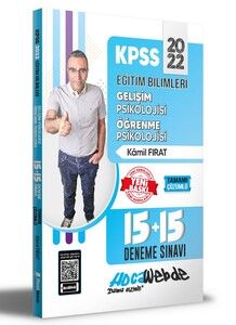 Hocawebde 2022 KPSS Eğitim Bilimleri Gelişim Psikolojisi ve Öğrenme Psikoloji 15+15 Deneme Sınavı #1