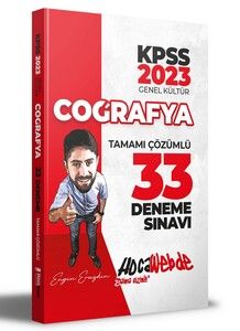 Hocawebde 2023 KPSS Coğrafya Tamamı Çözümlü 33 Deneme Sınavı #1