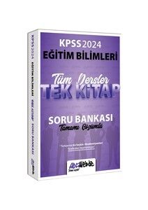 HocaWebde 2024 KPSS Eğitim Bilimleri Tüm Dersler Tamamı Çözümlü Tek Kitap Soru Bankası #1