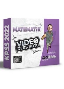 HocaWebde Yayınları 2022 KPSS Matematik Video Ders Notu #1