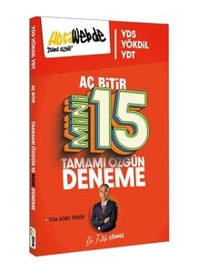 HocaWebde Yayınları YDS YÖKDİL YKSDİL Aç Bitir Mini 15 Deneme #1